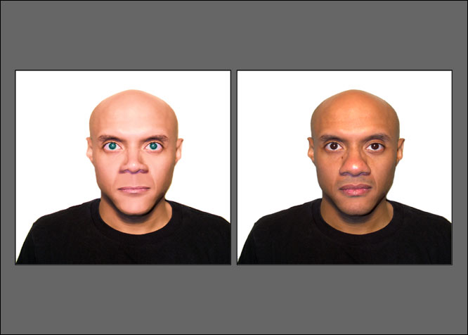 Facial Deconstruction (After Michael Jackson)