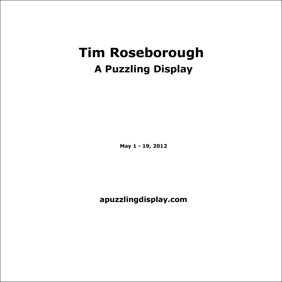 A Puzzling Display Catalog